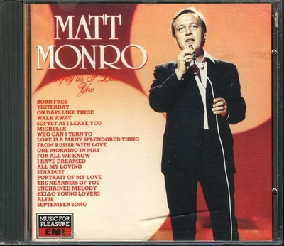MATT MONRO - Softly As I Leave You CD (1987) [MINT/VG+] - Image 1 of 2