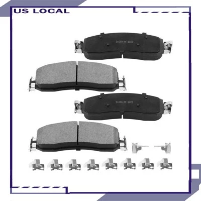 4X Front Brake Pads For 2005 Ford F-250 Super Duty F-350 Super Duty L18 - Image 1 of 4