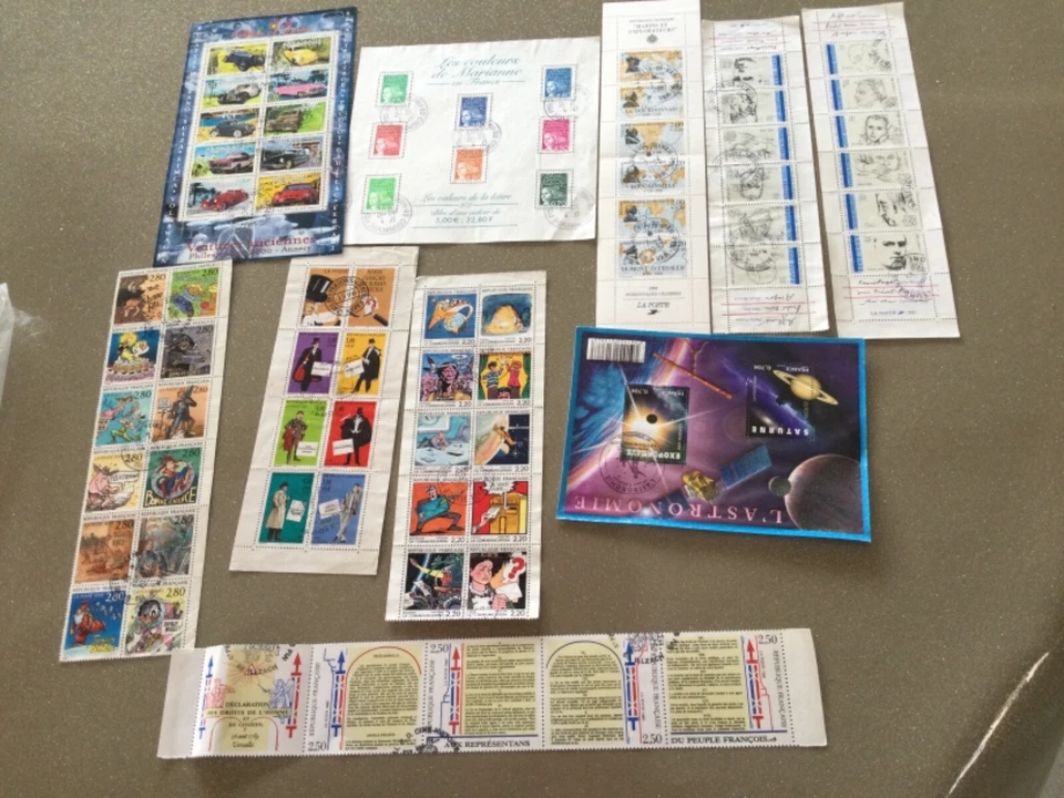 France Bande Carnet  blocs  de 10 oblitere - Photo 1/1