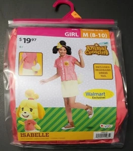 Isabelle Animal Crossing New Horizons Mädchen Größe Medium 8-10 Halloween Kostüm - Bild 1 von 3