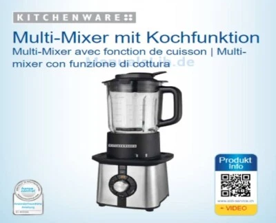KITCHENWARE Multi-Mixer mit Kochfunktion KW7000 (Handbuch in der Beschreibung) - Bild 1 von 4