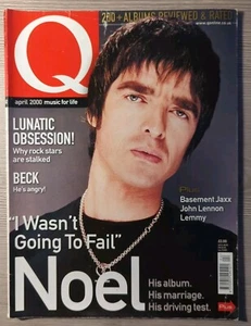 Q Magazine April 2000. Oasis, Beck, John Lennon, Basement Jaxx💎 - Picture 1 of 3