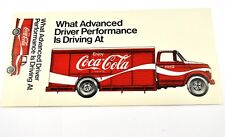 Coca-Cola Coke USA Flyer Cartone Mappa Camion Furgone Motivo