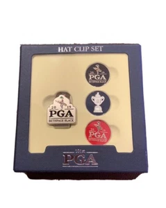 2019 PGA Championship Bethpage hat clip ball mark set Tiger Woods SOLD OUT - Picture 1 of 1