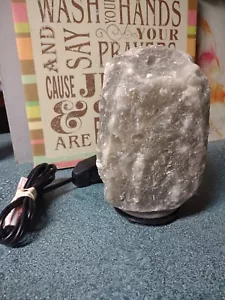 Rare grey Pure Natural Organic Himalayan salt Lamp Rock shape, 6 lb - Picture 1 of 6