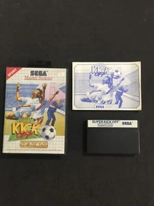 SUPER KICK OFF SEGA MASTER SYSTEM PAL MULTI USATO COMPLETO - Imagen 1 de 7