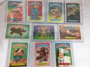 MÜLL EIMER KINDER KARTEN / STICKER KONVOLUT 10 SELTENE VINTAGE KARTEN Lot #7 - Bild 1 von 9