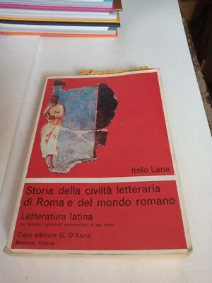 Storia Della Civiltà Literary Of Roma And Del Mondo Roman Italian Wool 1987 - Image 1 of 4