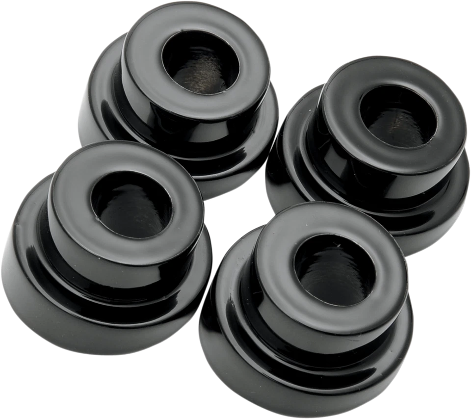 Kit de adaptadores de buje elevador de manillar en ángulo de 10 grados negro La Choppers Harley Foto 1 de 1