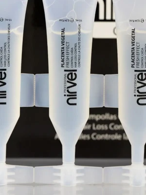 NIRVEL Haarausfall Schock Behandlung mit Pflanzenplazenta je 9 Fläschchen Haarwachstumsförderer