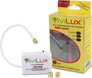Vivilux 3-In-1 Rechargeable Red Laser System for Sewing & Quilting – Adjustable - Picture 1 of 12