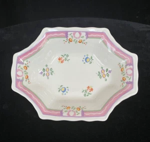 Laura Ashley “Alice” Serving Bowl – Pink Floral Edge – Vintage China Dish - Picture 1 of 5