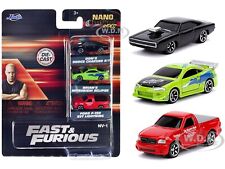 Jada Toys Nano Hollywood Rides Fast and Furious Nv1 Set of 3 Diecast