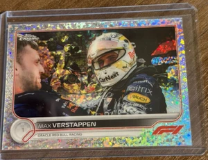 2022 Topps Chrome Formula 1 Max Verstappen Mini Diamonds Refractor 099/299 - Picture 1 of 2