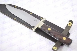 Genuine Authentic Scale Tang Rosewood 6" Bowie Knife Sheffield England - Picture 1 of 8