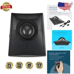 Ergonomic SlimBlade Pro Trackball - Rechargeable with Programmable Buttons - Picture 1 of 8