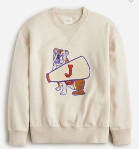J.Crew Crewcuts bulldog sweatshirt size medium Size 8 / 9 - Picture 1 of 2