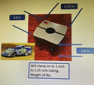 Lead Ballast Weight 10lbs New Mini Design Clamp On - Picture 1 of 3