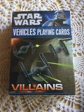 Cartamundi Playing Cards Star Wars Villains Vehicles 2011