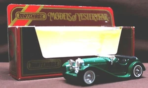1984 Lesney Matchbox Models Of Yesteryear Y-1 1936 Jaguar SS-100 NIB Die-Cast - Picture 1 of 12