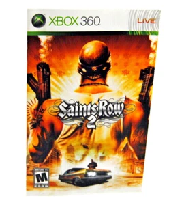 Nur Bedienungsanleitung Saints Row 2 THQ Volition 2008 XBOX 360 Live ohne Spiel - Bild 1 von 3
