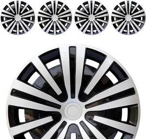 4PC Black and Silver wheel rim cover for R16 HubCaps for Chevrolet Malibu - Picture 1 of 8