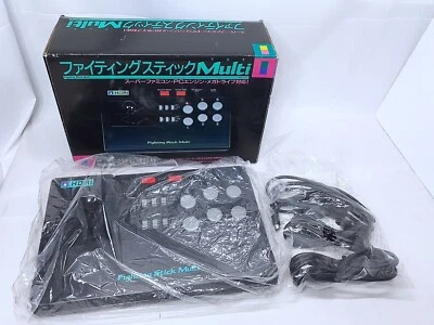 Fighting Stick Multi Controller Hori Boxed Hori H3J-07 Tested CIB - Image 1 of 4