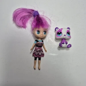 Muñeca y panda LPS Littlest Pet Shop Pretty in Purple 2459 - Imagen 1 de 10