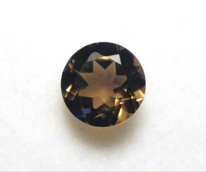 VERY NICE 6 mm ROUND CUT SMOKEY QUARTZ BRAZIL - Picture 1 of 1