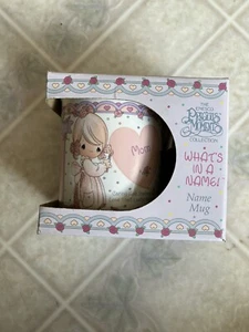 NIB Enesco Precious Moments Collection ‘What’s In A Name!’ “Mom” Name Mug - Picture 1 of 4