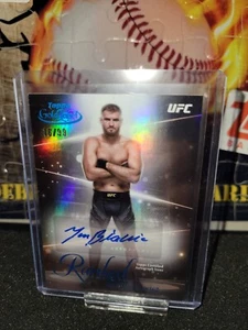 2024 UFC Topps Gold Label Jan Blachowitz Blue #/99 Ranked Auto - Picture 1 of 2