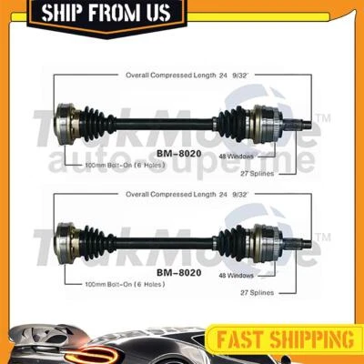 2x Juntas de medio eje trasero TrakMotive CV para BMW 325is 1992-1995 Foto 1 de 3