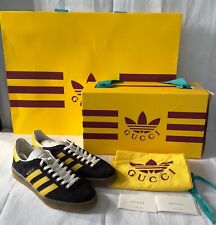 adidas x Gucci Black 42 Eu, 8 Uk, 8.5 Us new and authentic with box  and labels
