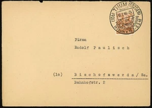 Germany Thum Erzgebirge 1948 Exhibition Special Postmark Cover 24pf Postage #565 - Picture 1 of 1