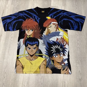 Yuyu Hakusho Ghost Figther All Over Print t-shirt size XL black - Picture 1 of 7
