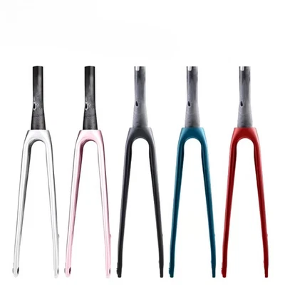 Carbon Bike Fork Thru-Axle Disc Brake Tapered Steerer Internal Cable Routing - Image 1 of 4