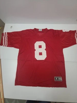 Camiseta Steve Young XL 52 Roja 1995 Starter Auténtica De Colección San Francisco 49ers  Foto 1 de 4