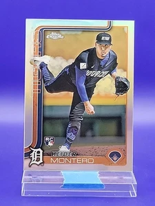 Keider Montero 2025 Topps Chrome Refractor RC SP 🔥 Tigers - Picture 1 of 2