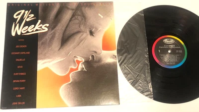 9 1/2 Weeks Original Motion Picture Soundtrack LP promo  Devo Eurythmics  Nm - Image 1 of 4