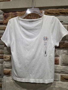 Camiseta Wallflower Insta Suave Sin Costuras Manga Gorra con Sujetador de Estante Incorporado 1X, Blanca - Imagen 1 de 5