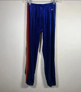 Aviator Nation Samt 5 Streifen Jogginghose Damen XS royalblau Loungewear - Bild 1 von 8