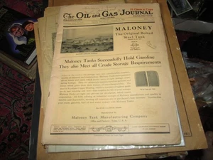 ANTIQUE VOL 21 #42 THE OIL AND GAS JOURNAL, 1923, PRODUCING, REFINING, MARKETING - Picture 1 of 12