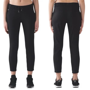 Pantalones Lululemon On The Fly negros 7/8 tobillo Luxtreme W5ALWS para mujer talla 4” - Imagen 1 de 11
