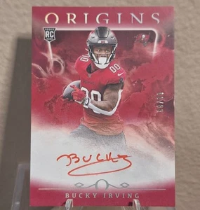 2024 Panini Origins #RAU-BIR Bucky Irving Red Ink Auto /99 (RC) BUCCANEERS - Picture 1 of 2