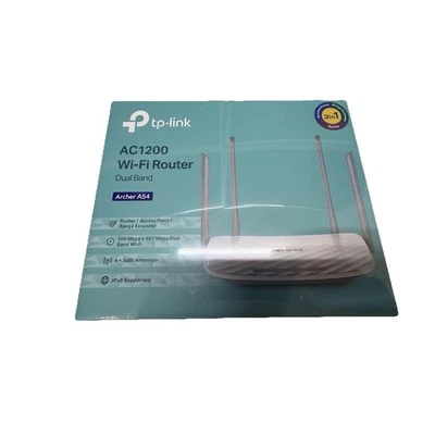 TP-Link AC1200 WiFi Router Archer A54 Dual Band Wireless Internet Router. NEW - Image 1 of 4