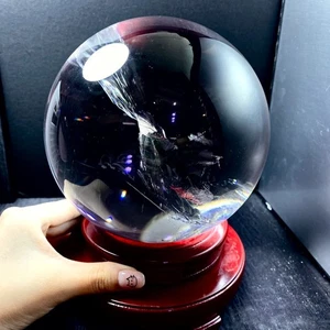 11.4LB Top Natural clear Quartz Sphere Quartz Crystal Ball reiki healing - Picture 1 of 5