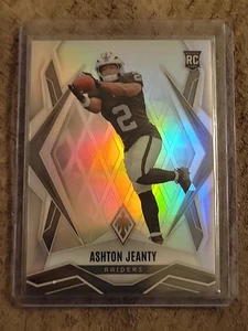 2025 Panini Phoenix #158 Ashton Jeanty Silver Prizm Las Vegas Raiders RC - Bild 1 von 2
