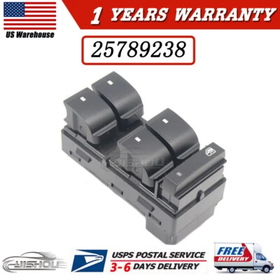 21066810 25789238 Izquierdo Para Saturn Outlook Controlador Ventana Eléctrica Interruptor Maestro Nuevo Foto 1 de 4