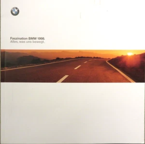 1998 BMW 3er 5er 7er 8er Z3 Prospekt Brochure von 2/1997, 48 Seiten - Bild 1 von 13