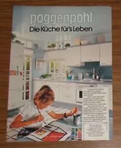 Rare Advertising POGGENPOHL - The Kitchen for Life 1981 - Picture 1 of 1
